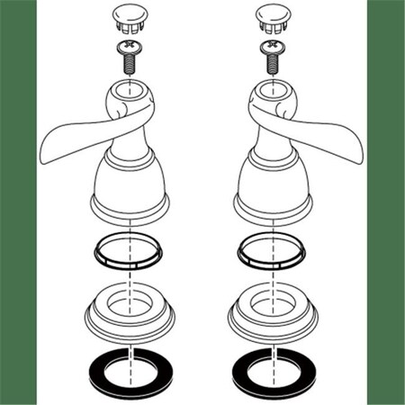 Delta Delta RP75267 Windemere Metal Lever Handle Set; Chrome RP75267